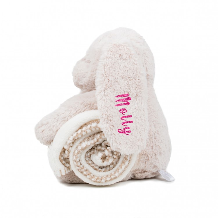 Personalised Rabbit with Blanket